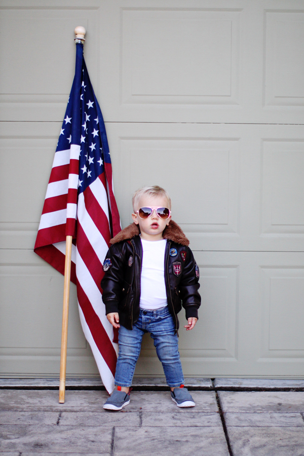 baby maverick costume