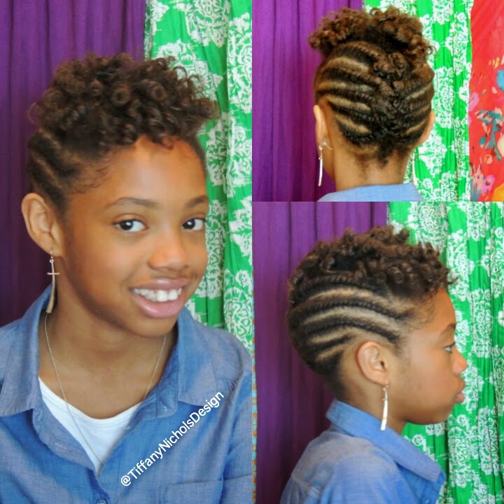 ... : Natural Hairstyle for Kids (Flat-Twist and Roller Set Hairstyle