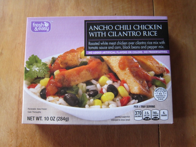 Frozen Friday Fresh and Easy Ancho Chili Chicken with Cilantro Rice