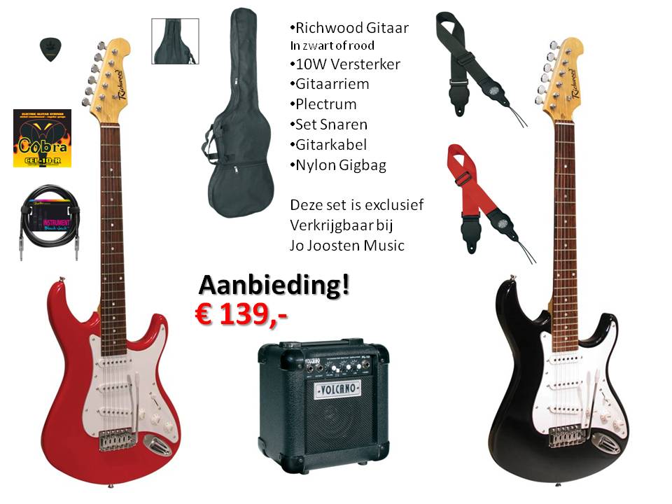 Jo Joosten Music Beginnersset Electrische Gitaar