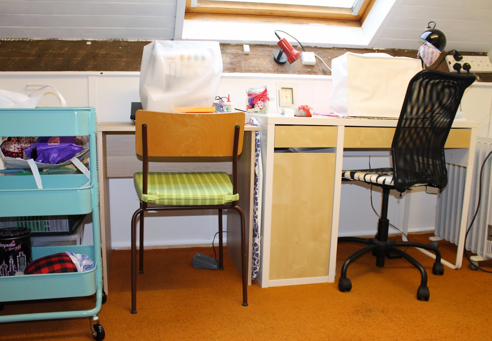 Ozzy Blackbeard My New Sewing Room