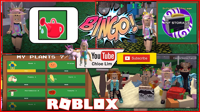 Chloe Tuber Roblox Gardening Simulator Gameplay Finding And Getting Pixie Watering Cans With Team Work Lower The Volume - backpack codes for yard work simulator roblox