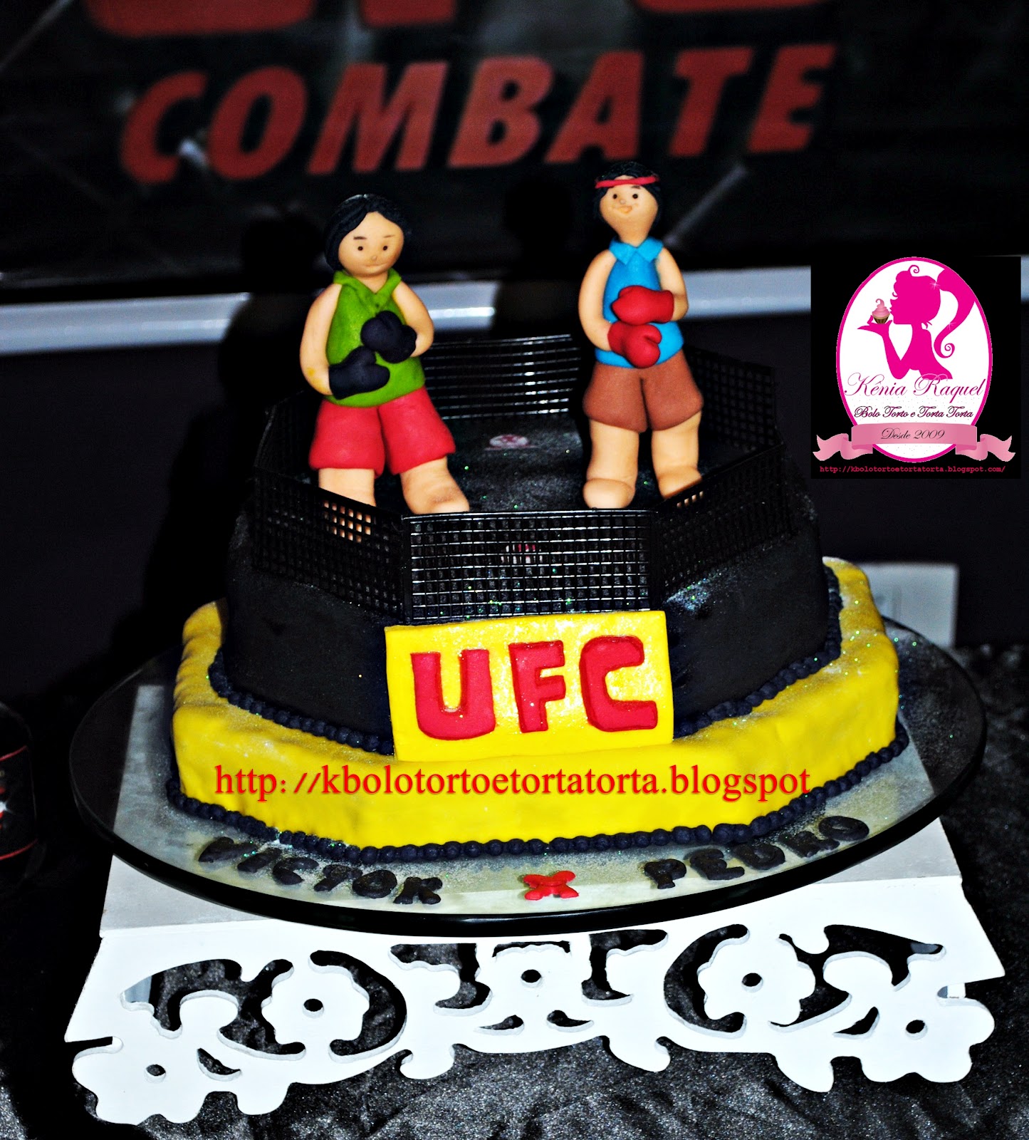 Bolo Torto e Torta Torta: BOLO UFC COMBATE