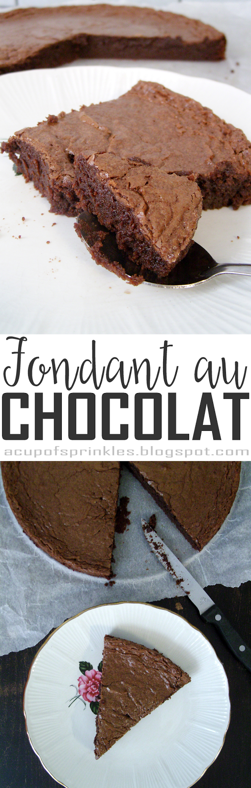 Fondant Au Chocolat A Cup Of Sprinkles Recipes From A French