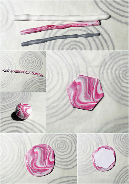 DIY podložak za čaše od FIMO mase