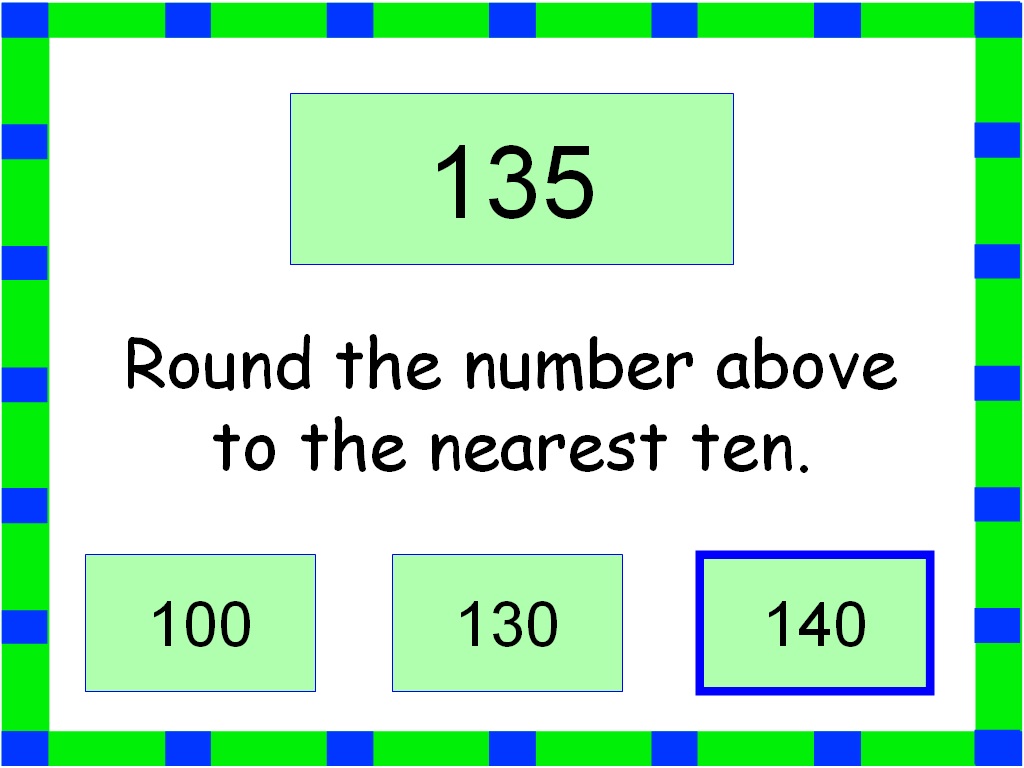 Student Survive 2 Thrive: Math Practice: Round to the Nearest Ten