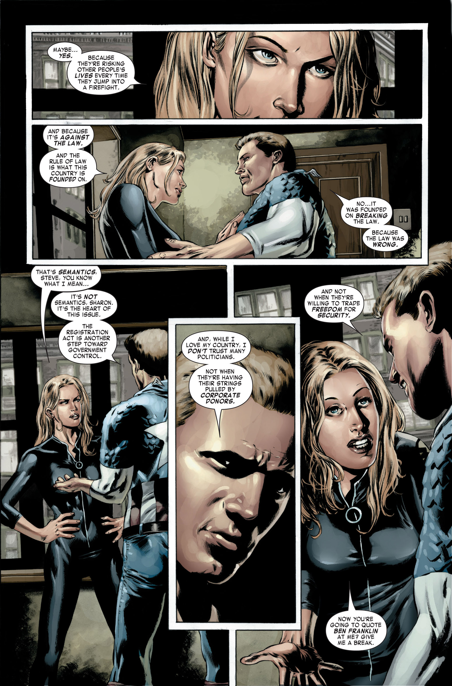 Read online Captain America (2005) comic -  Issue #22 - 15