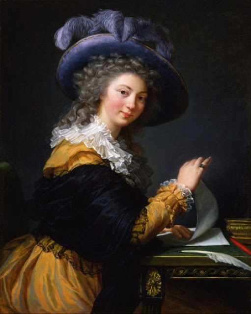 Мадам Лебрен - придворная портретистка Марии-Антуанетты.