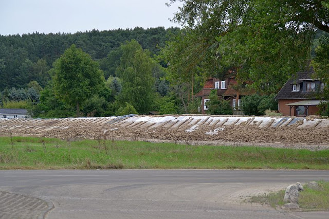LINSENsalat wendländisch Hafen Neu Darchau {Spuren des Hochwassers}