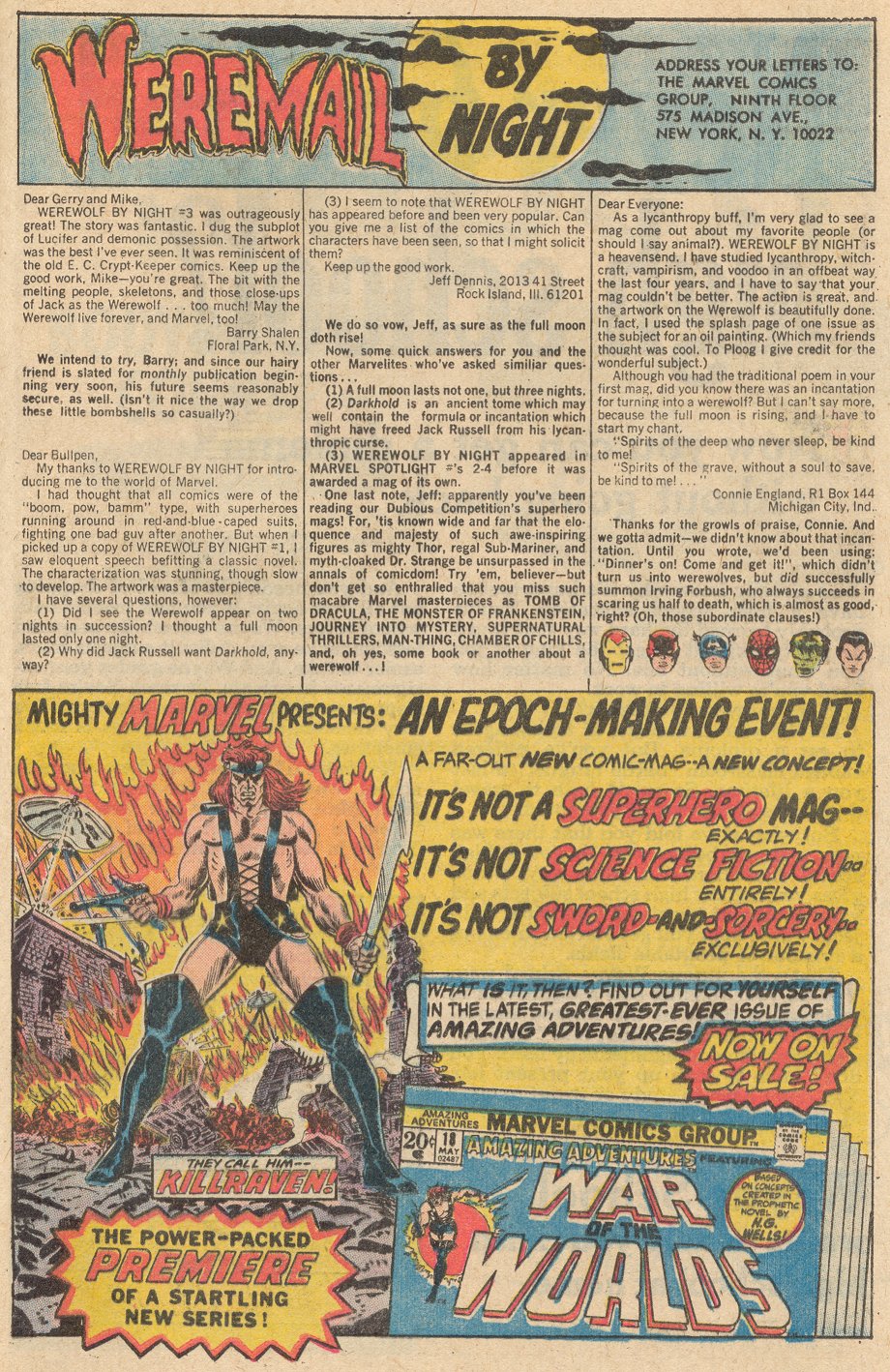 Read online Werewolf by Night (1972) comic -  Issue #5 - 23