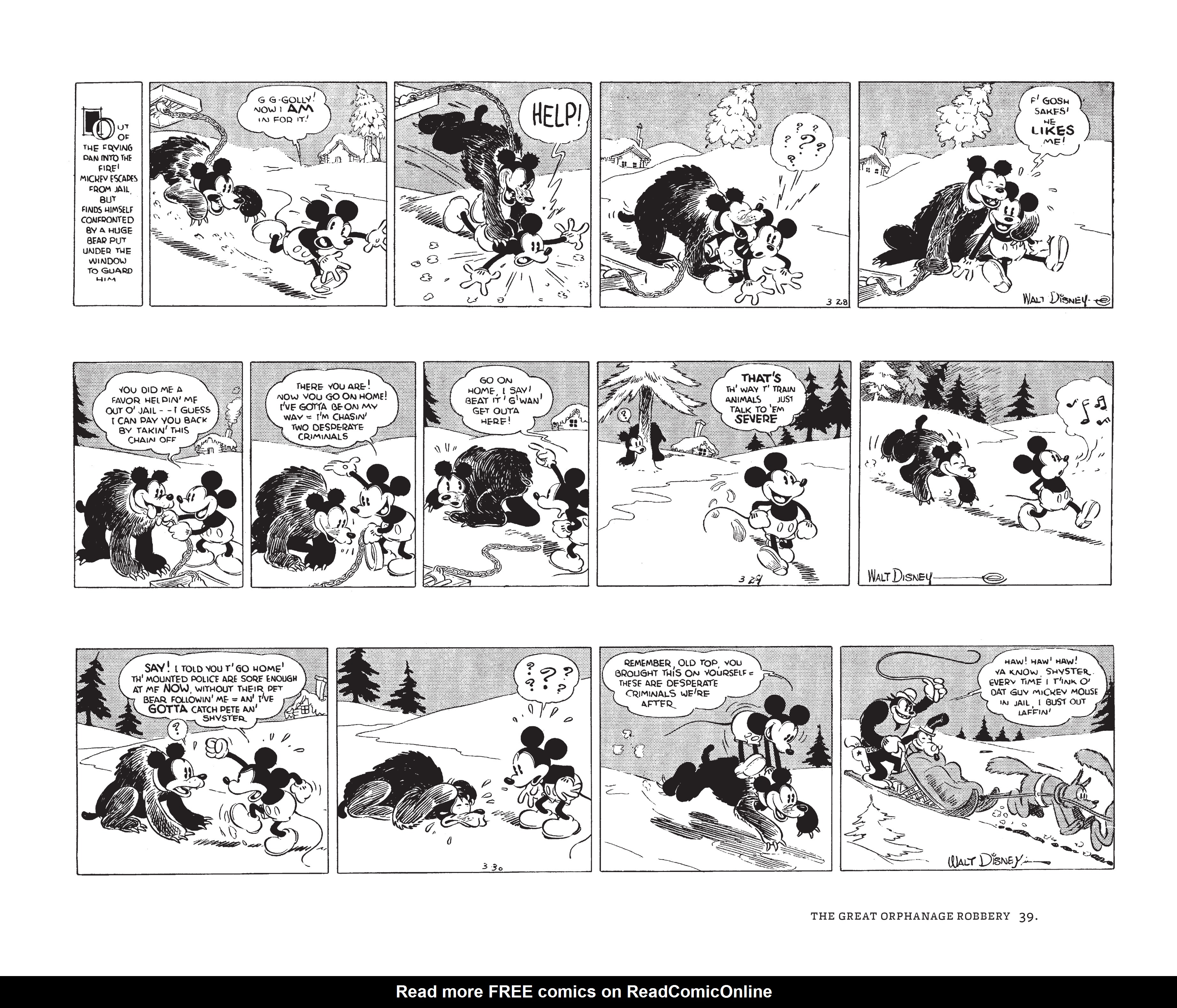 Read online Walt Disney's Mickey Mouse by Floyd Gottfredson comic -  Issue # TPB 2 (Part 1) - 39