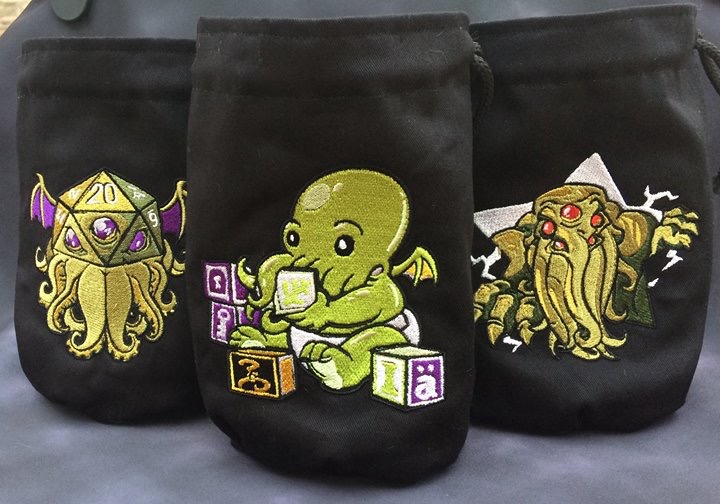 Wargame News and Terrain SaddleGoose Designs New Cthulhu Themed Dice