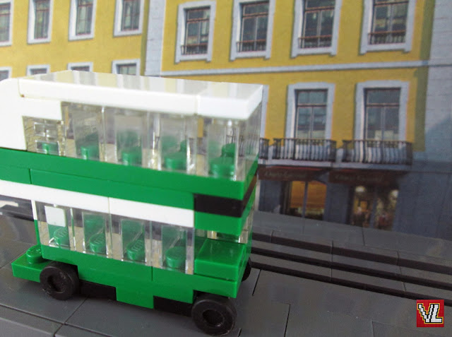 MOC LEGO autocarro da Carris em micro escala