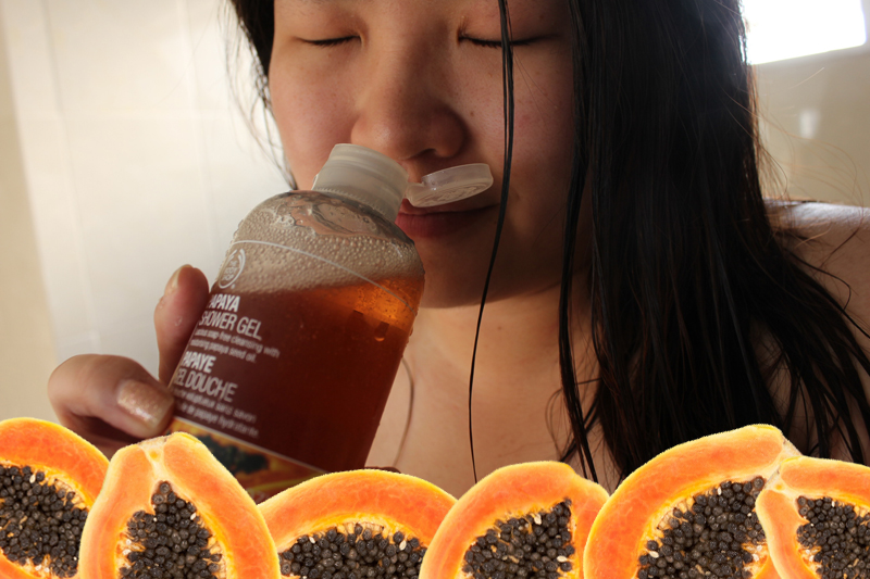 Plus Size Kitten The Body Shop Limited Edition Papaya Shower Gel!