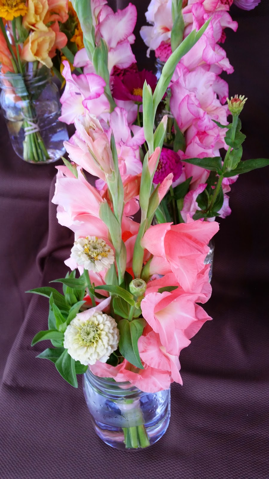 Briar Rose Garden Mason Jar Meadow Bouquets