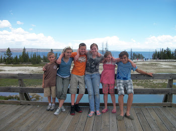 Cousins in Yellowstone Park