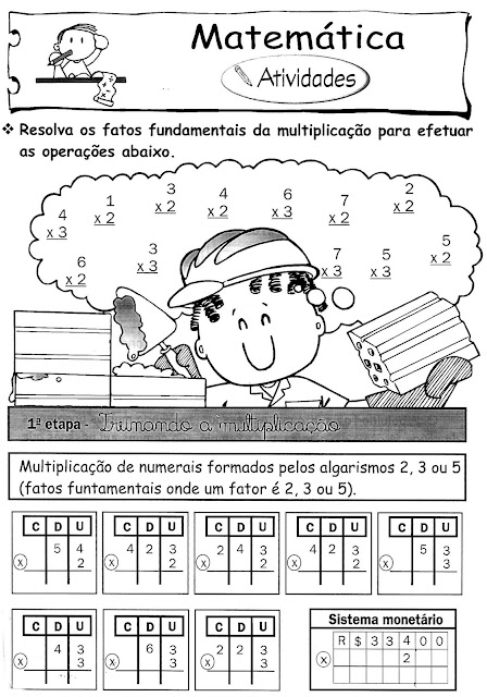 Blog Professor Zezinho Multiplicação E Tabuadas