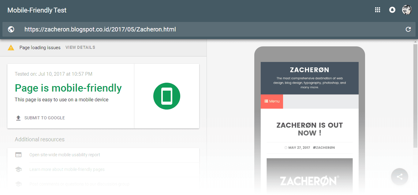 Responsive dan Mobile Friendly Zacheron Responsive dan Mobile Friendly - Afaea