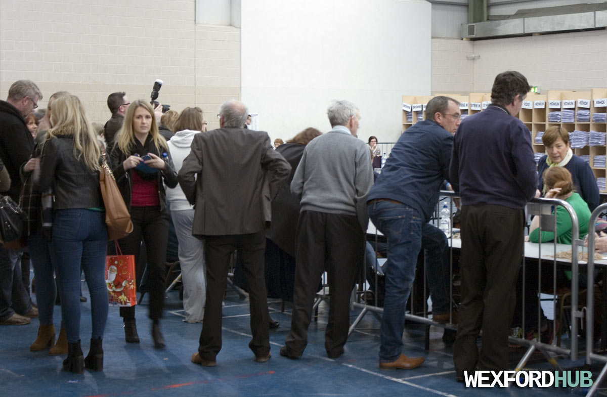 Wexford General Election count centre.