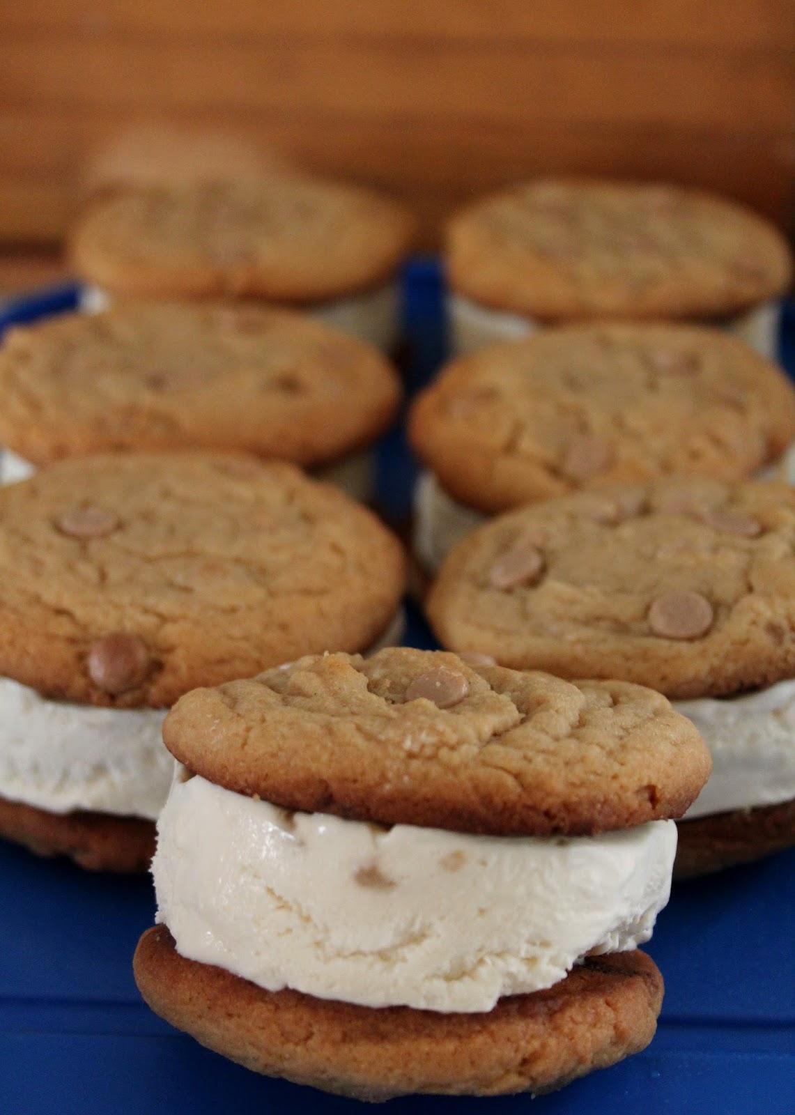 Jo and Sue Peanut Butter Cookie and Salted Caramel Ice Cream Sandwiches