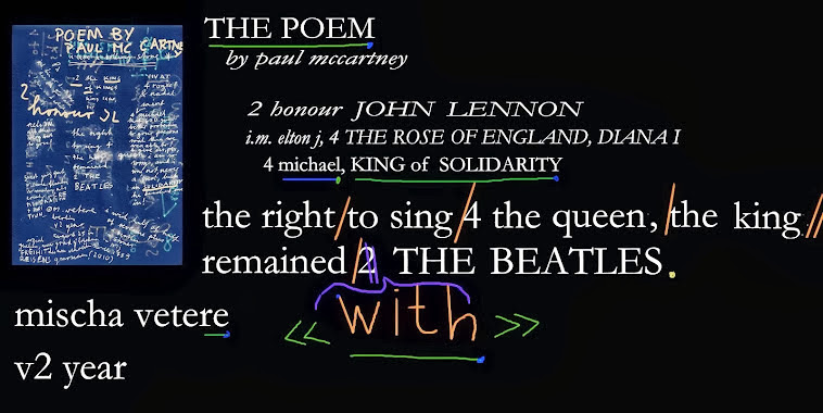 SOLIDARITY the poem THE BEATLES paul mccarntey john lennon michael jacksON POEM