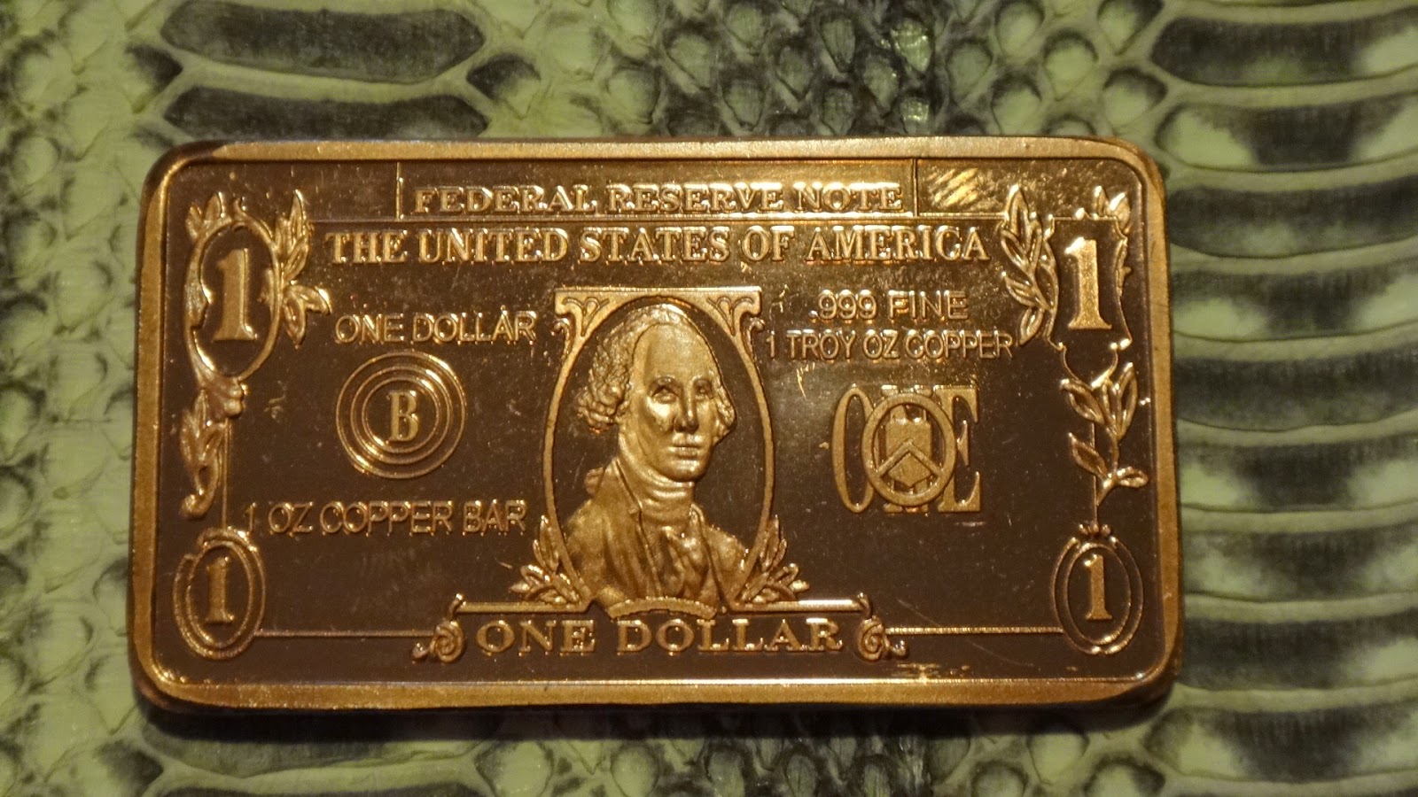 Base Metals Bullion Various Copper Bullion Art Bars 1oz, 10 gram and 5