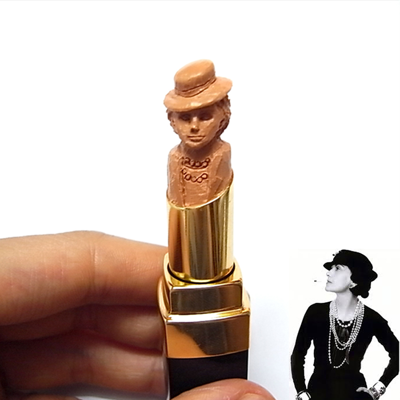 coco chanel lipstick sculpture