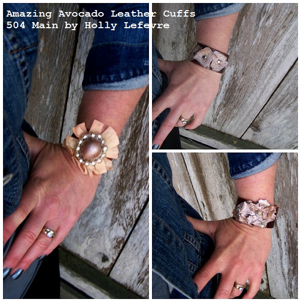 504 Main by Holly Lefevre Three Ways to Embellish Leather Cuffs with