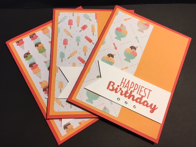 my creative corner cool treats birthday card 2017