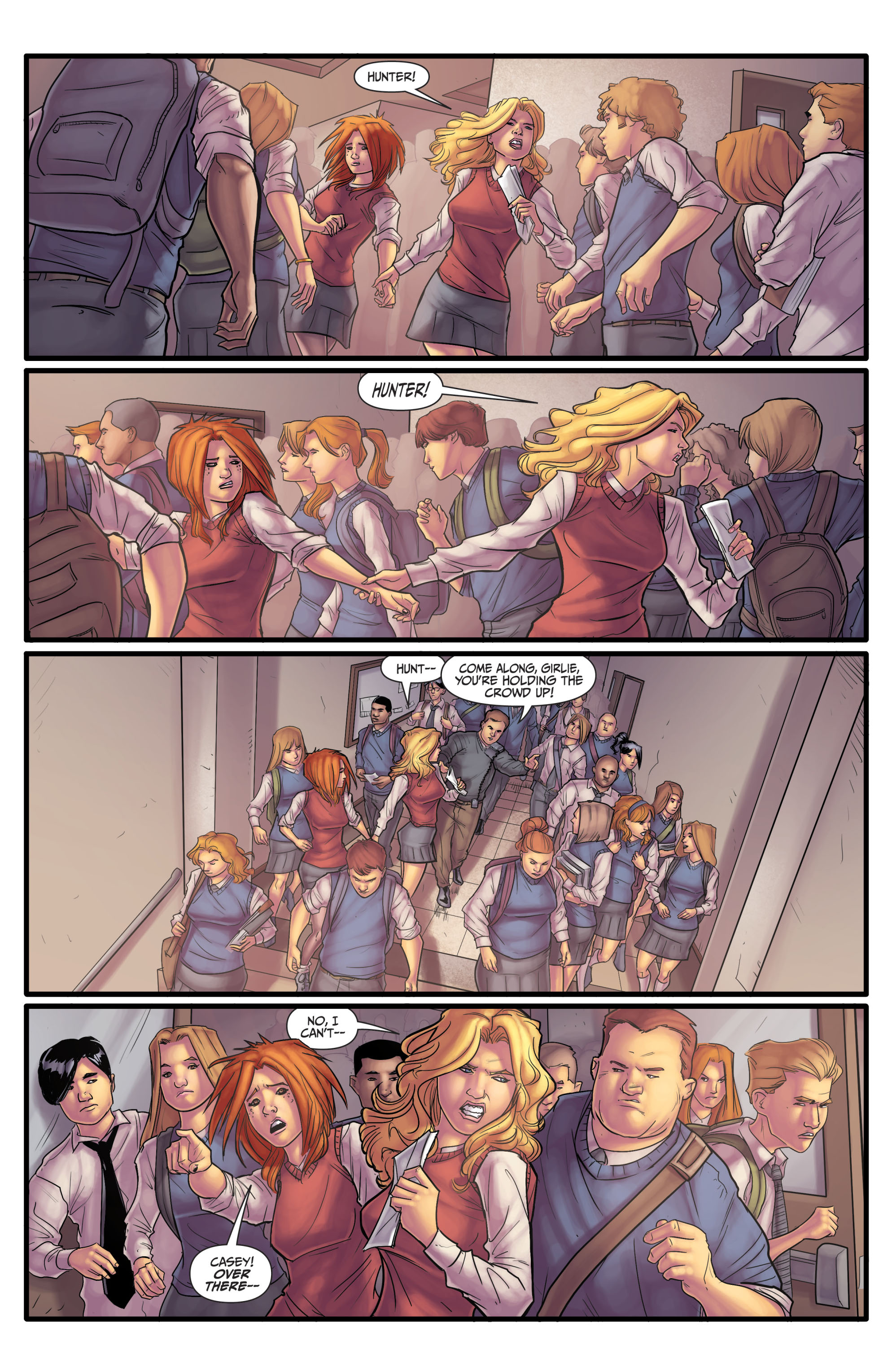 Read online Morning Glories comic -  Issue #13 - 15