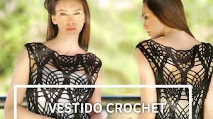 Vestido crochet punto piñas / patrones