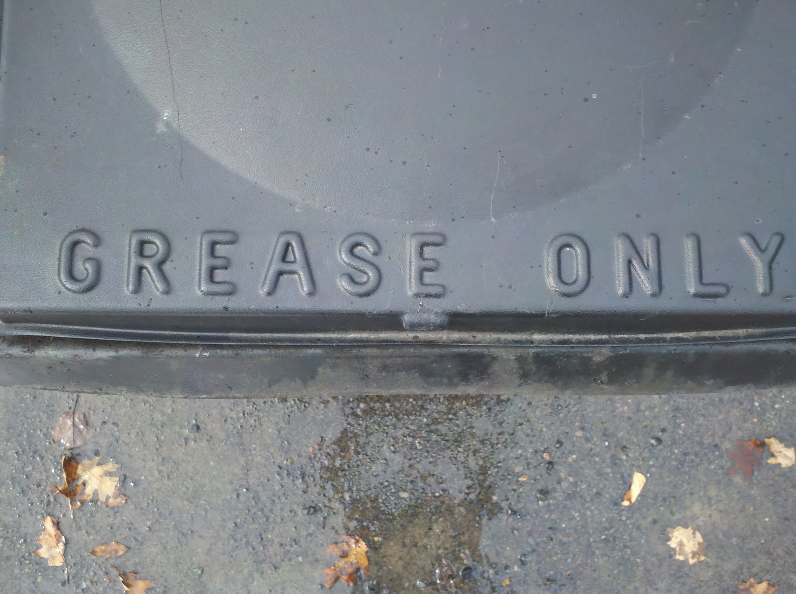 Geography of Garbage Where Does The Grease Go?