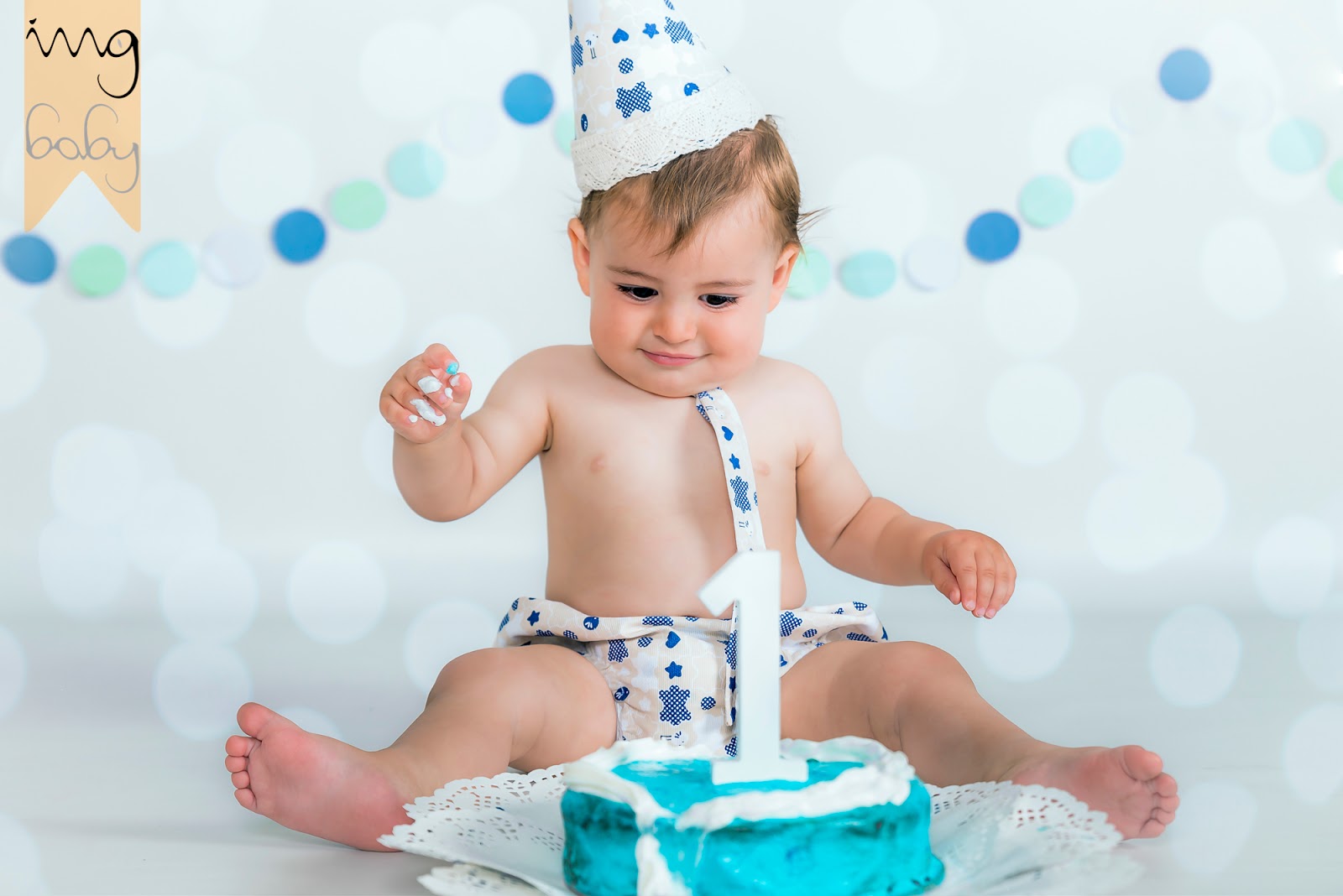 Sesión fotográfica de primer cumpleaños