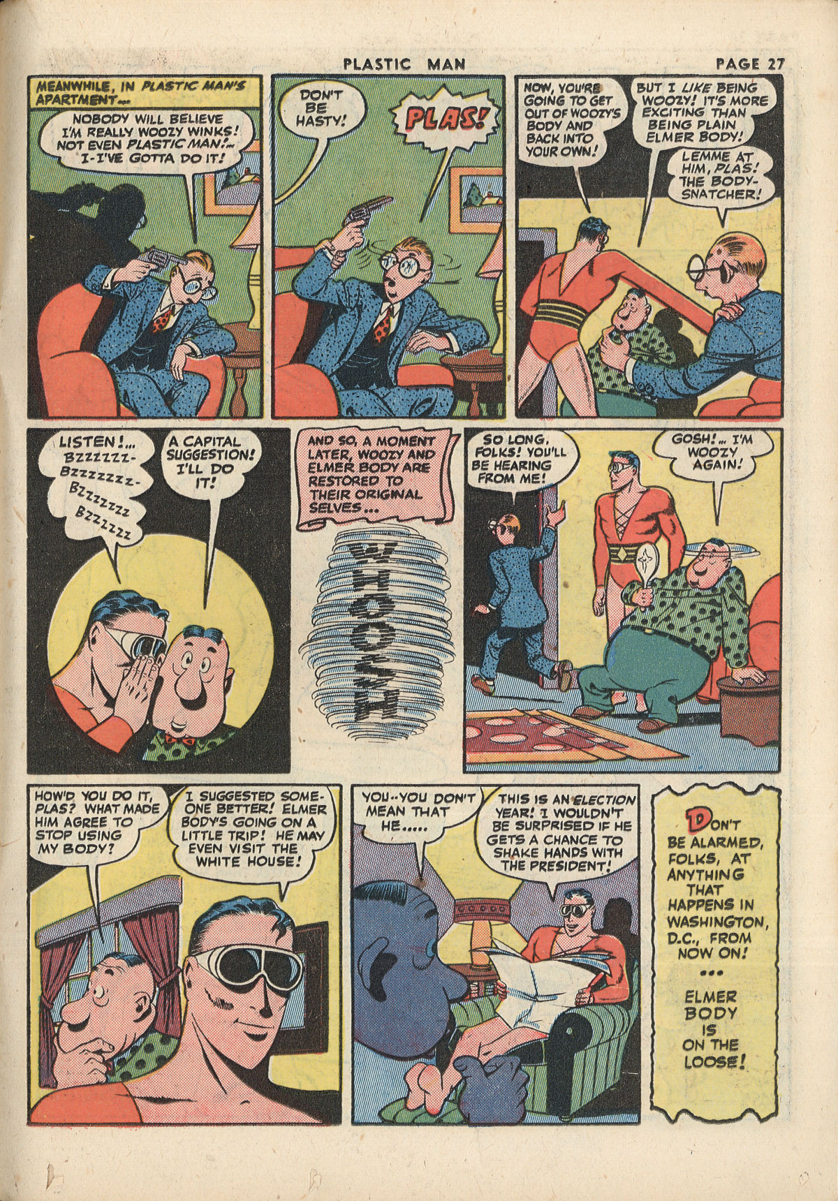 Read online Plastic Man (1943) comic -  Issue #2 - 29