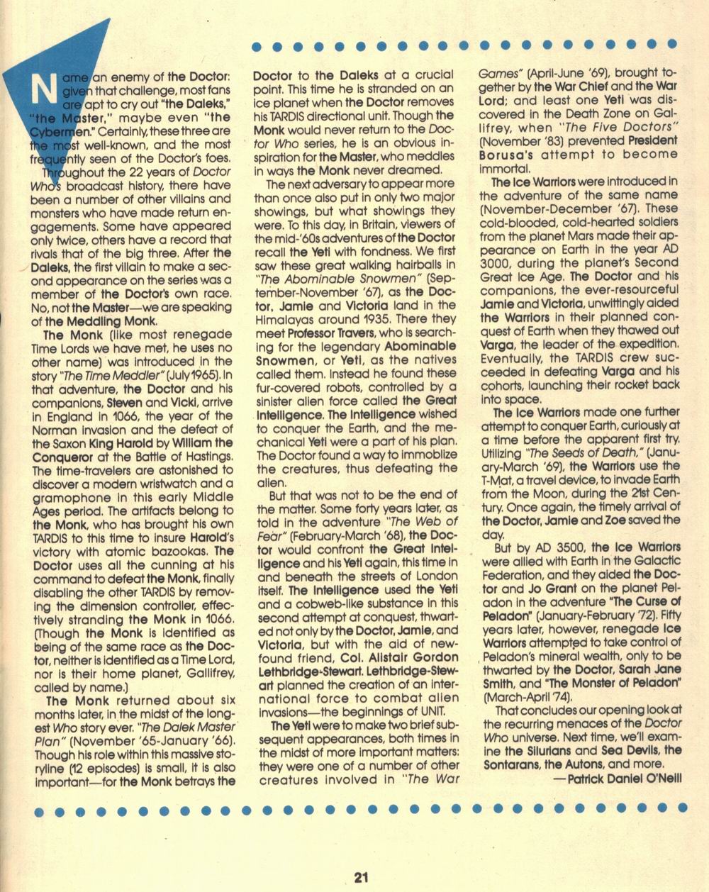 Doctor Who (1984) issue 18 - Page 23