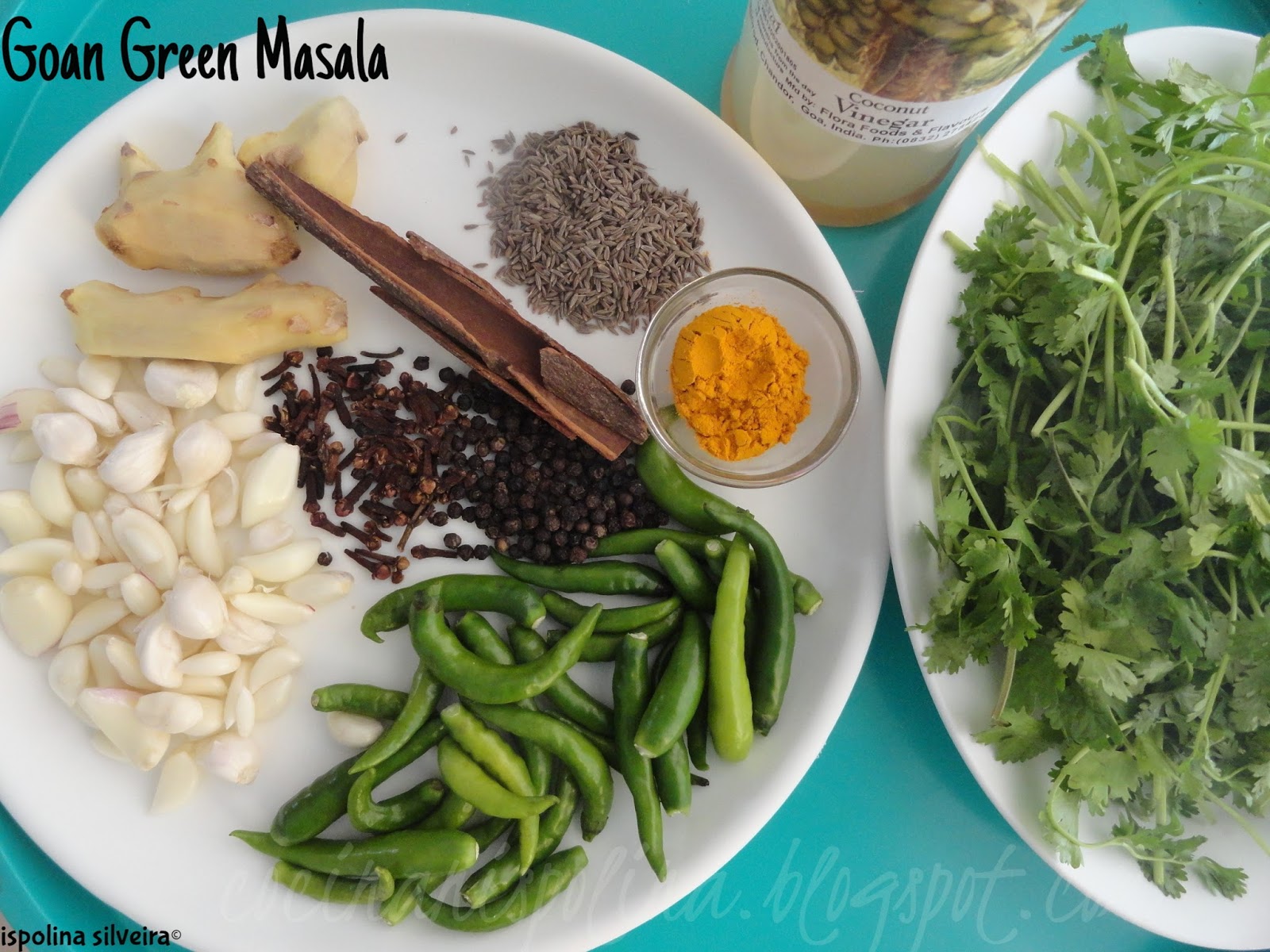 Cocinanispolina {Recipe}Goan Green Masala