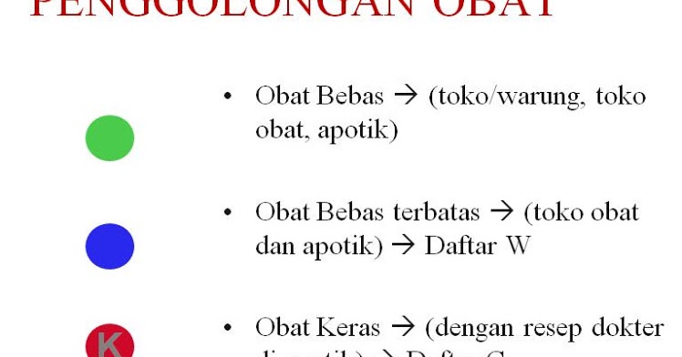 Penggolongan Obat (Lengkap)  Dika Ramadanu