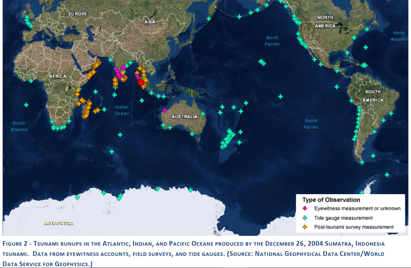 Tsunami noaa database