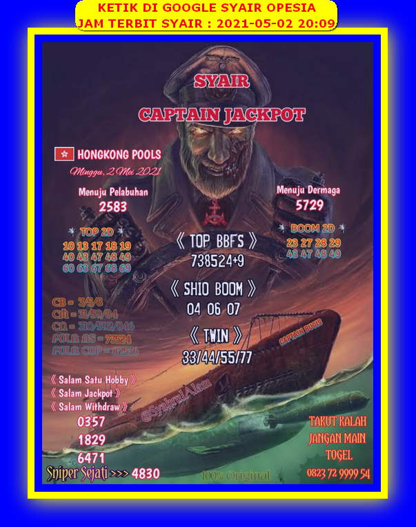 Syair Hk 2 Mei 2021 Kode Syair Sgp Syair Hk Syair Sydney 2021