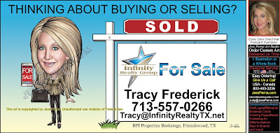 Caricature with Phone EDDM Real Estate Ad