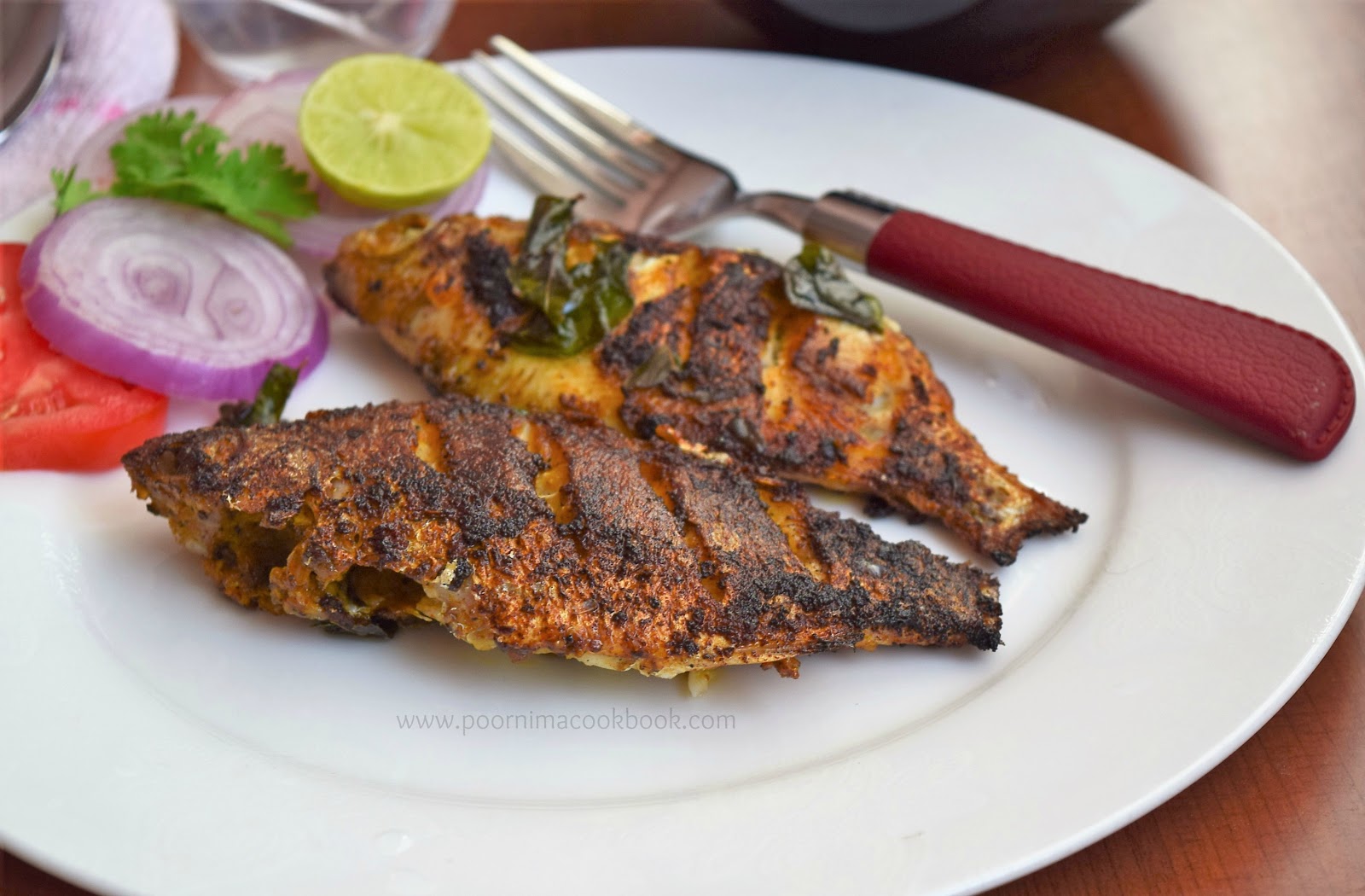 Poornima's Cook Book Spicy Garlic Fish Fry / Garlic pepper Fish Fry