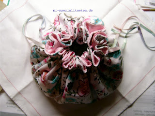 Pompadour-Beutel, Nähbeutel, Schmuckbeutel