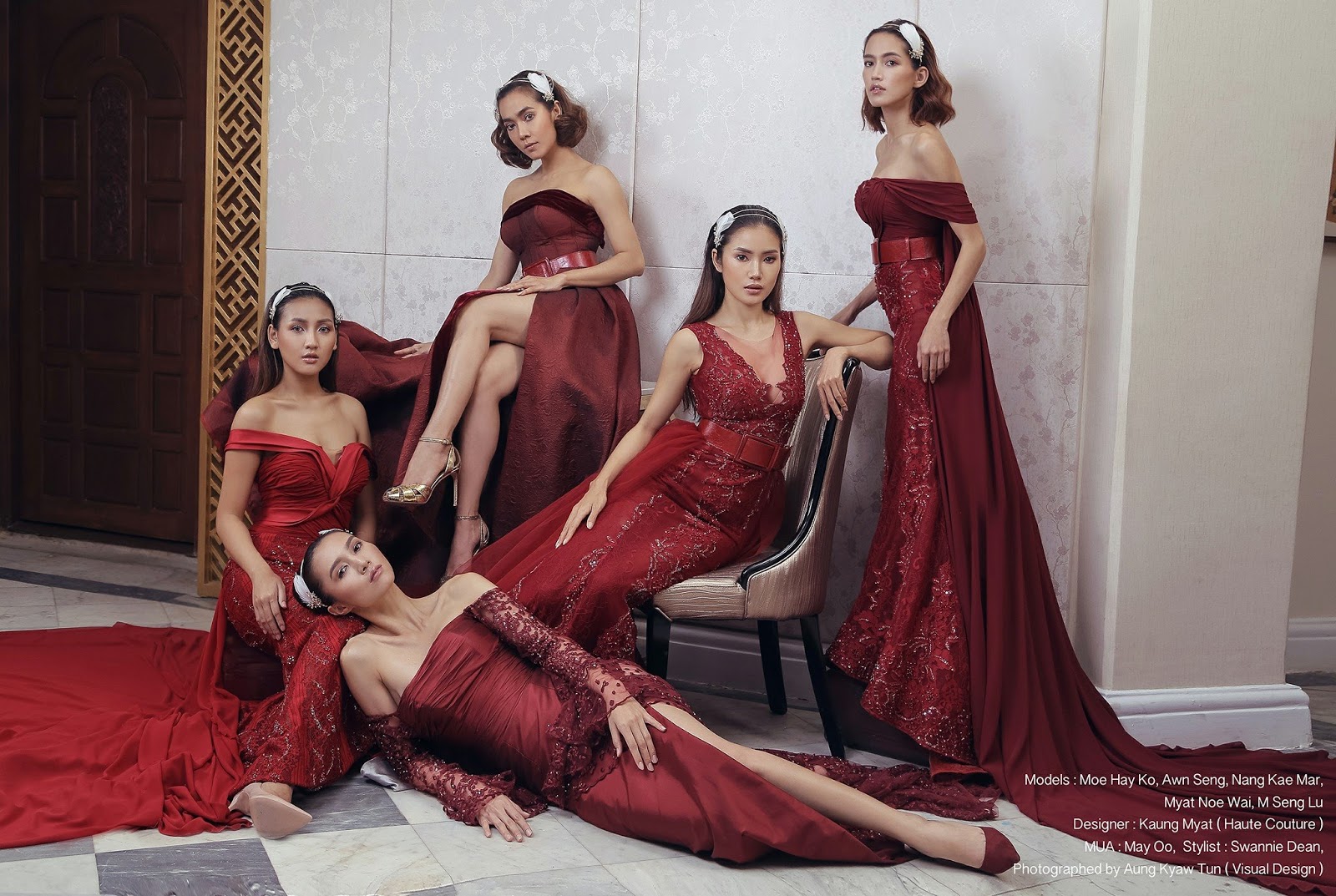 MODA's Angels Shows Off In Red Fashion Outfit In Style 