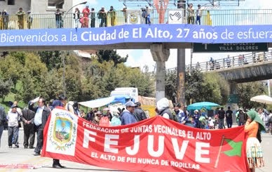 FEJUVE El Alto: Federación de Juntas Vecinales de El Alto