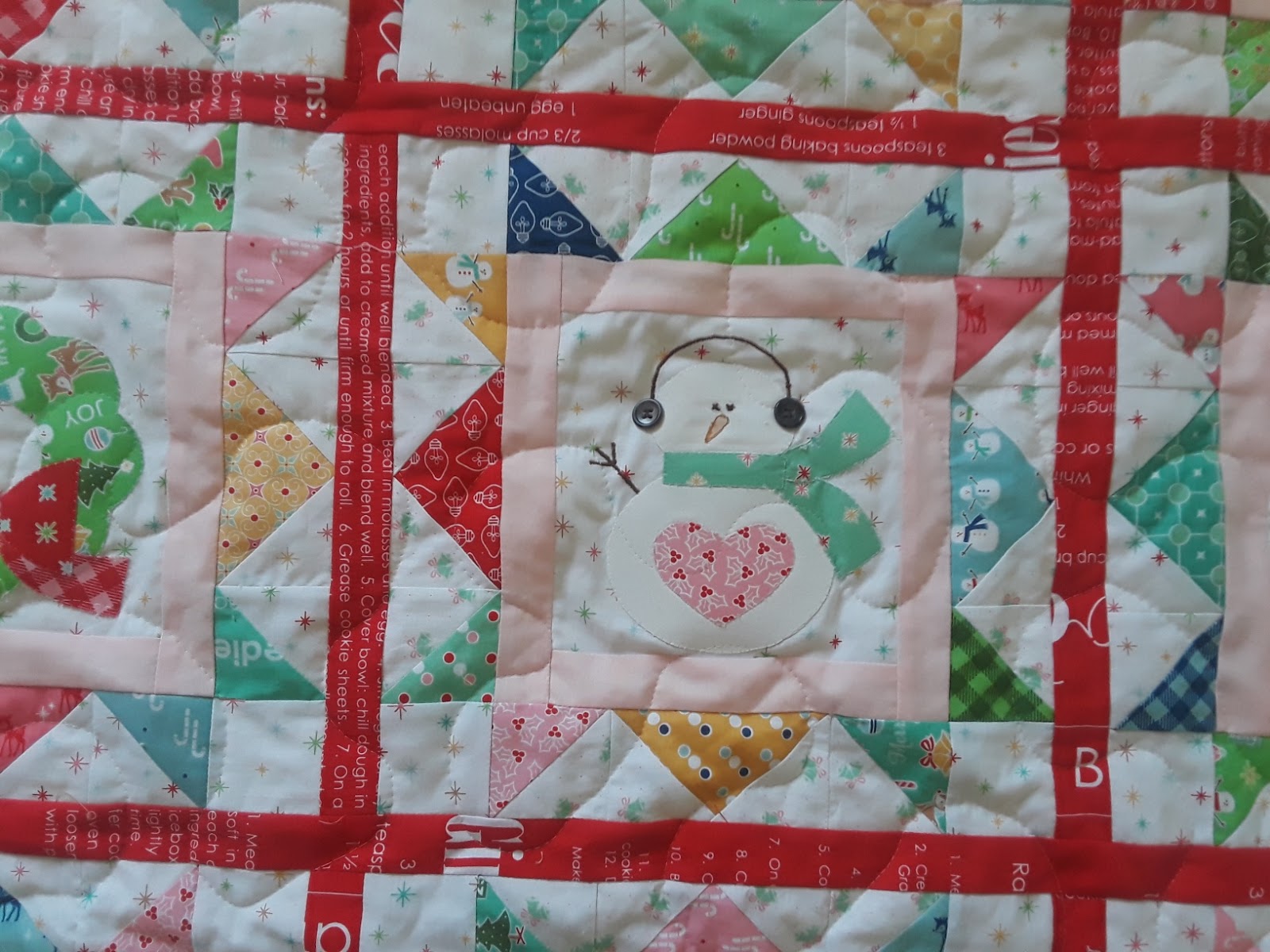 Polka Dot Quilter Cozy Christmas Quilt