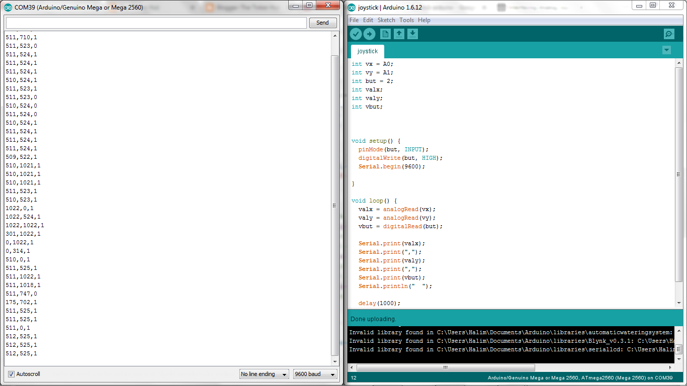 Arduino Beginner Experiments: Arduino and Joystick module