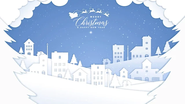 Animated Christmas Town Screensaver