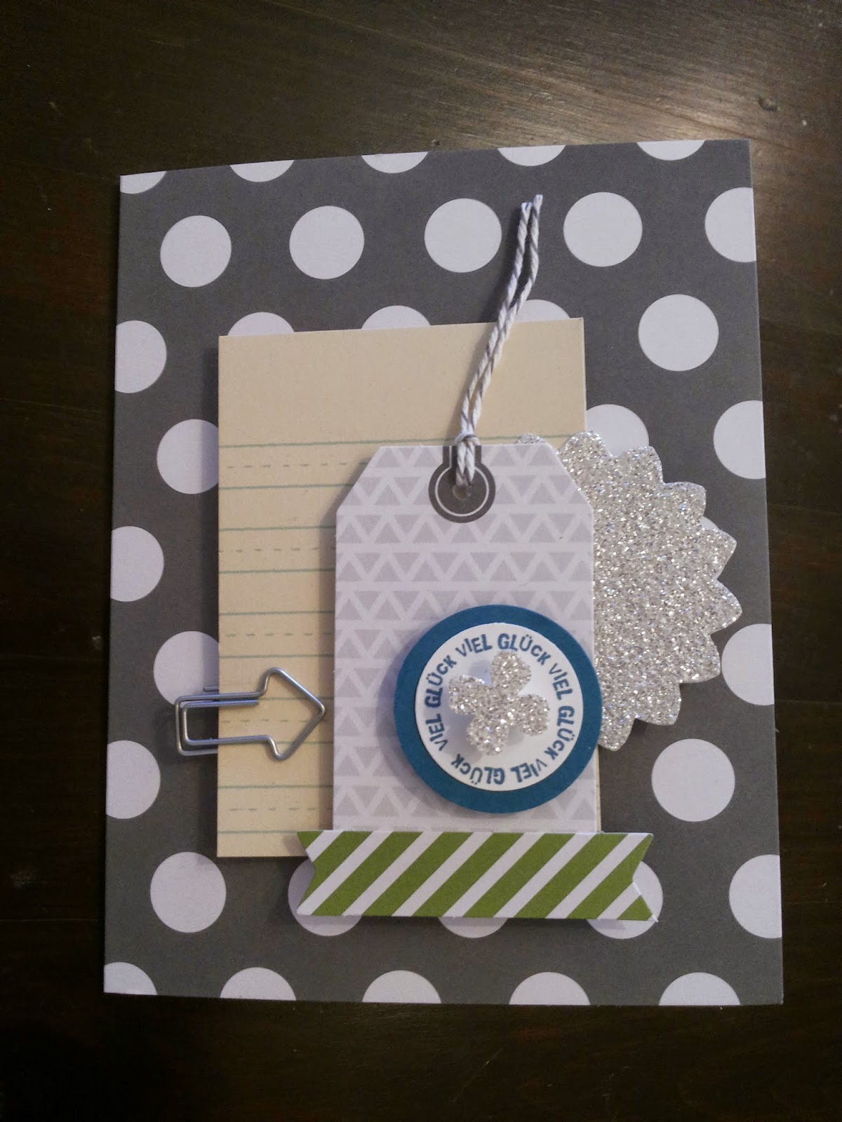 Claudi S Bastelblog Karte Zum Abschied Eines Kollegen