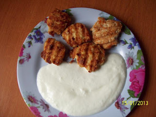 Chiftelute de pui cu iaurt