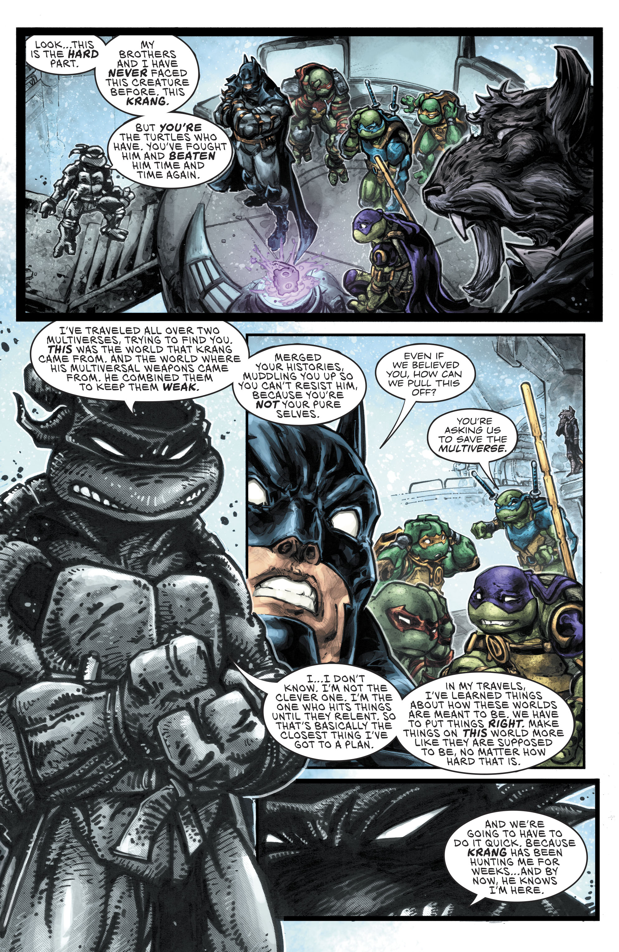 Read online Batman/Teenage Mutant Ninja Turtles III comic -  Issue #2 - 21